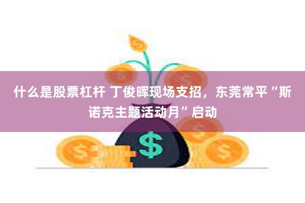 什么是股票杠杆 丁俊晖现场支招，东莞常平“斯诺克主题活动月”启动