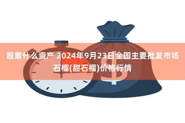 股票什么资产 2024年9月23日全国主要批发市场石榴(甜石榴)价格行情